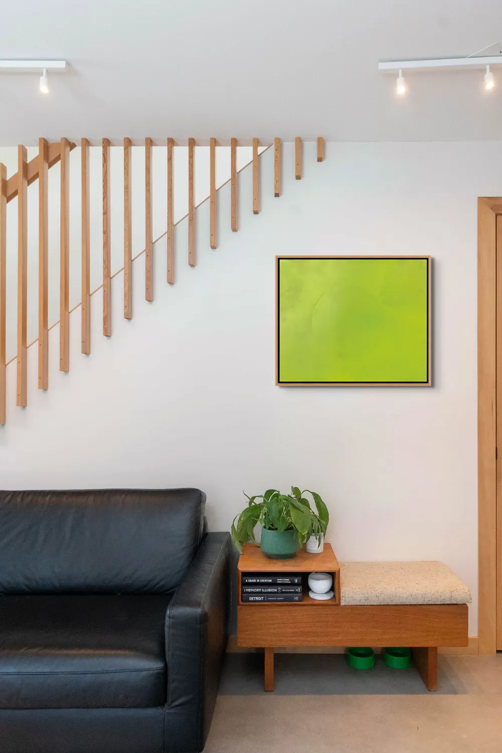 Akrylový obraz Zelený kruh 2 v zelené barevnosti, Libor Lípa, 60 × 50 cm, 2020